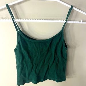 Green crop top from Brandy Melville!